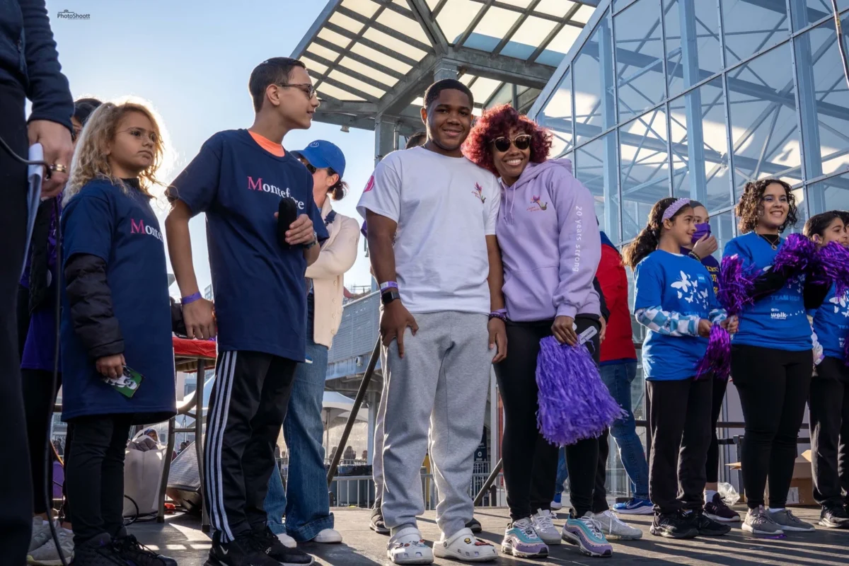 Lupus Walk participants gathered at the fundraiser in New York City